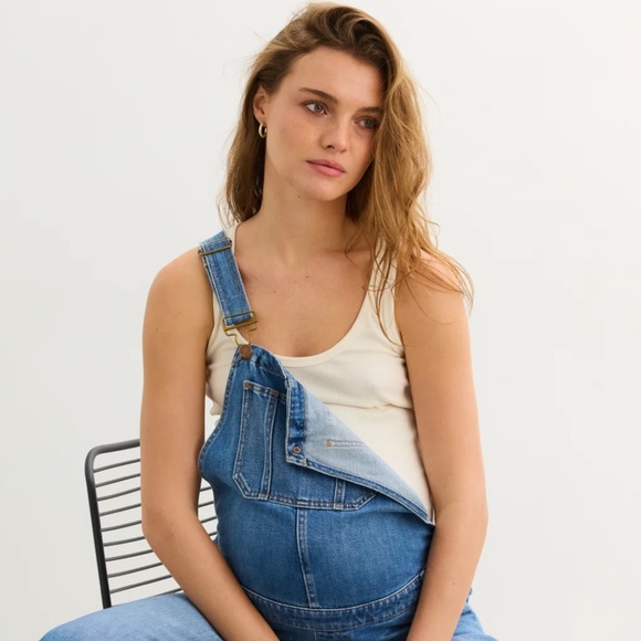 Hatch Denim Maternity Overalls Size 1 - Picture 1 of 4